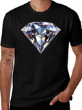 Diamond Graphic Black T-Shirt
