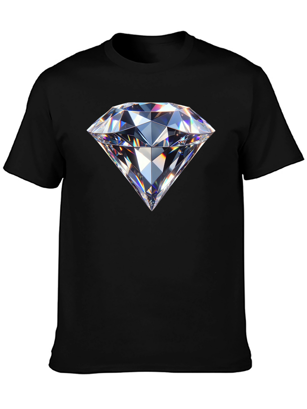 Diamond Graphic Black T-Shirt