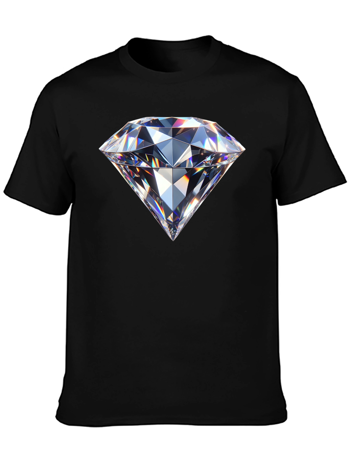 Diamond Graphic Black T-Shirt