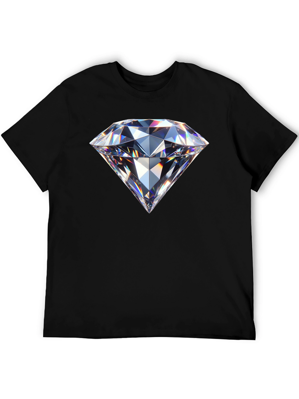 Diamond Graphic Black T-Shirt