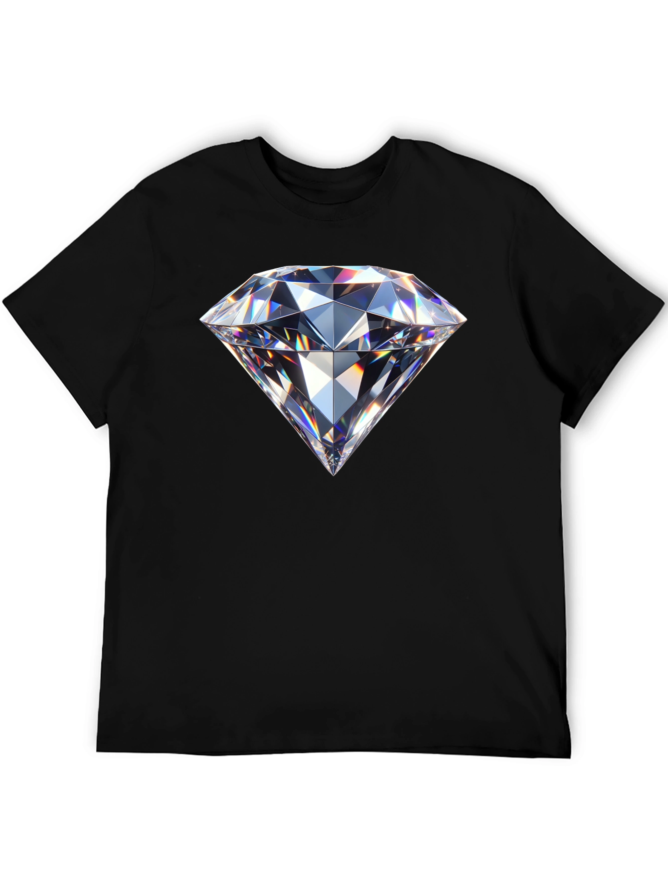 Diamond Graphic Black T-Shirt