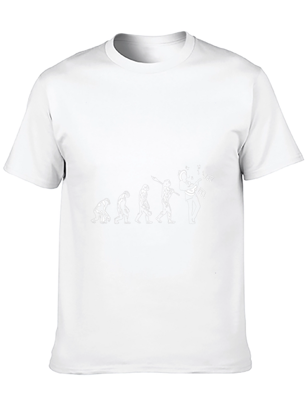 Evolution of Guitarist T-Shirt - Black Cotton Tee