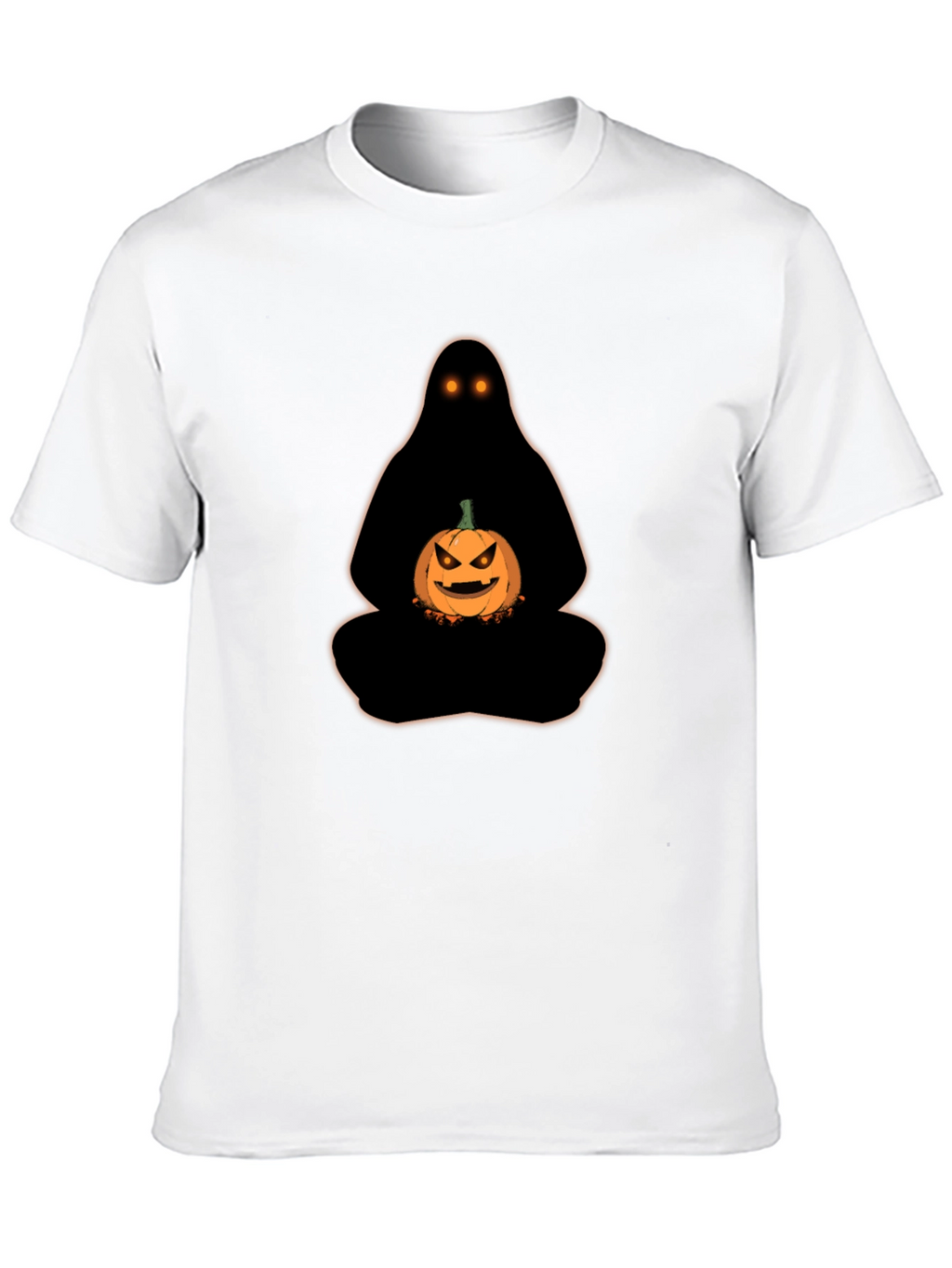Halloween Ghost with Pumpkin T-Shirt