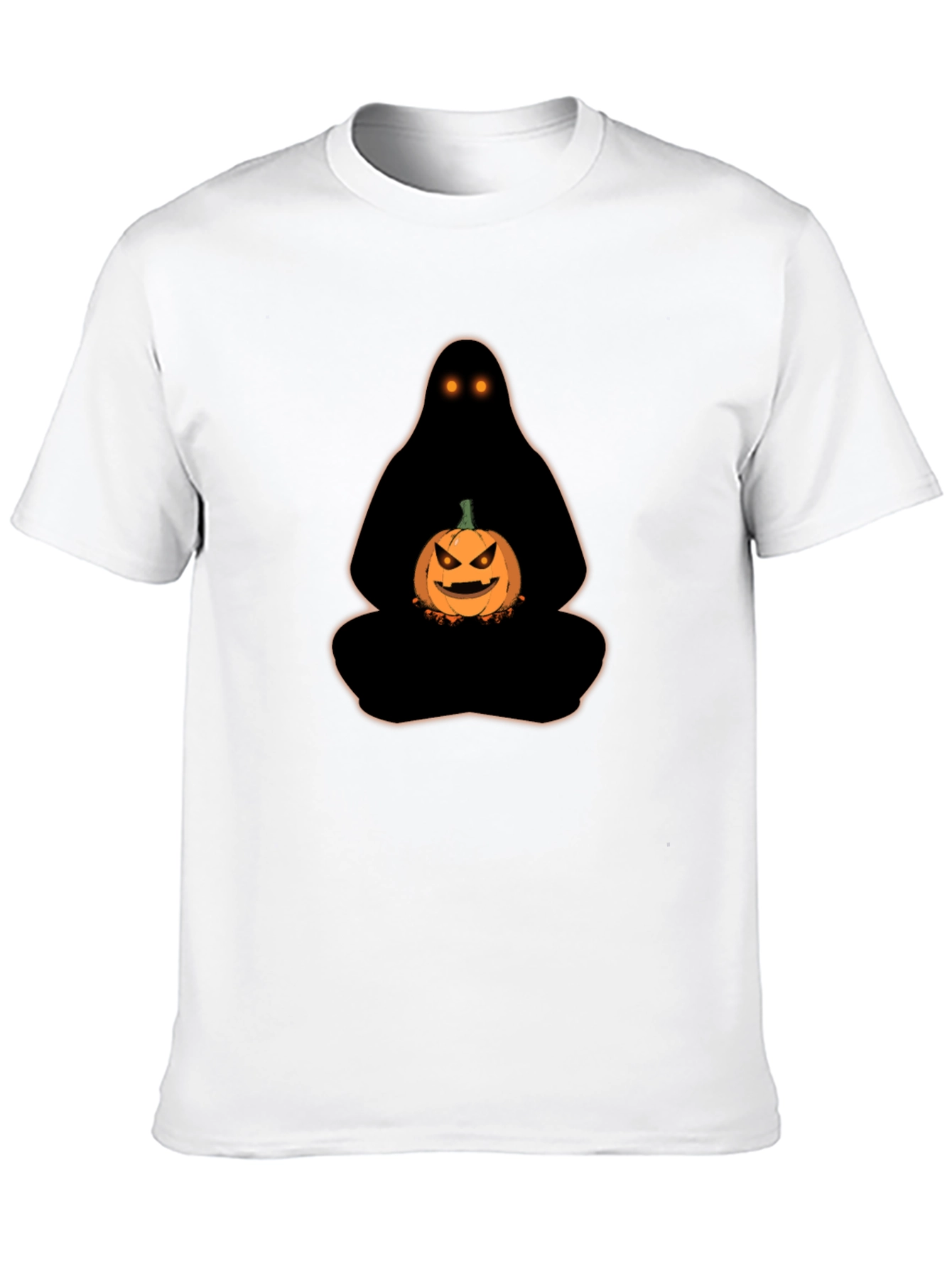 Halloween Ghost with Pumpkin T-Shirt