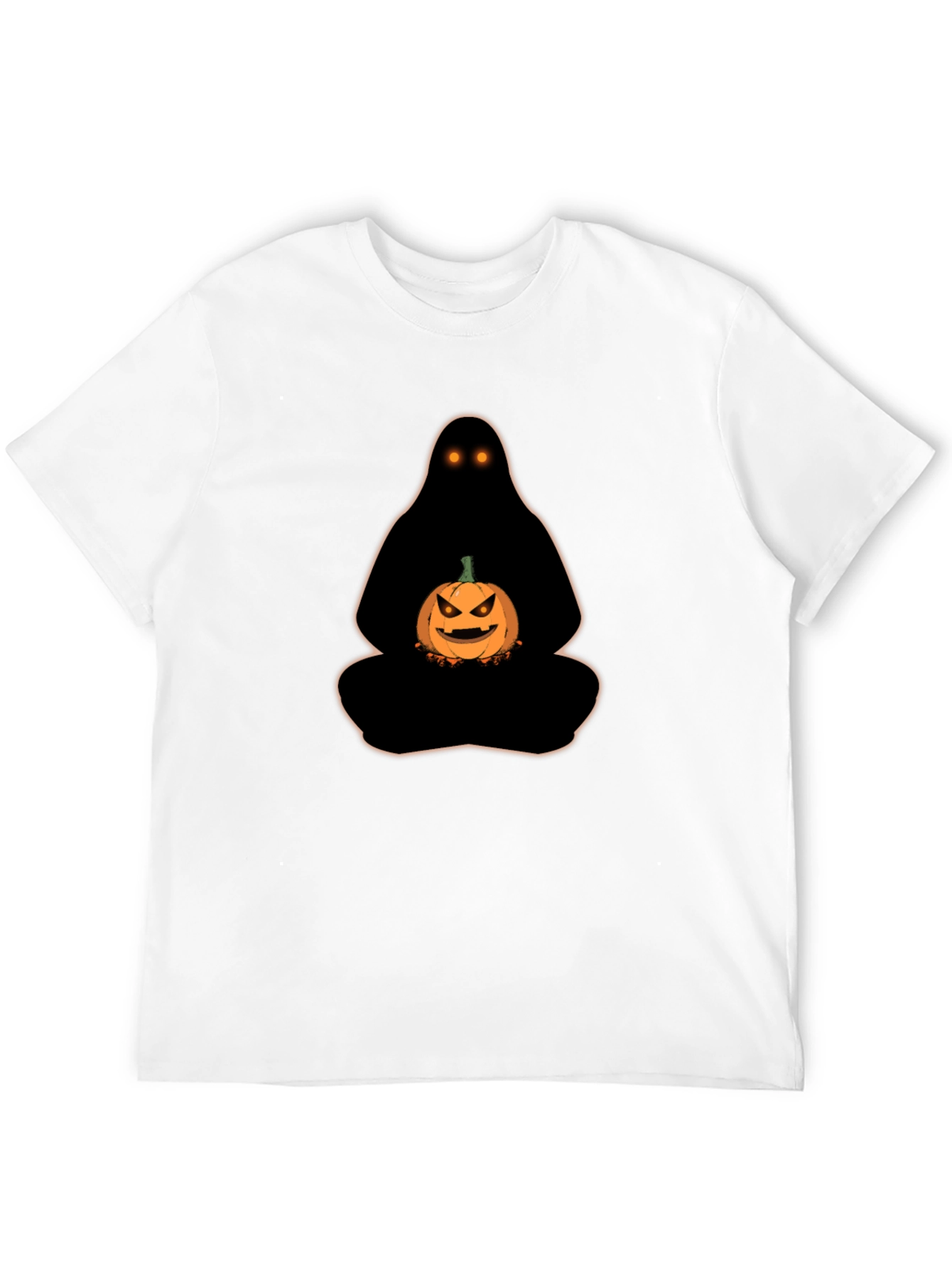 Halloween Ghost with Pumpkin T-Shirt