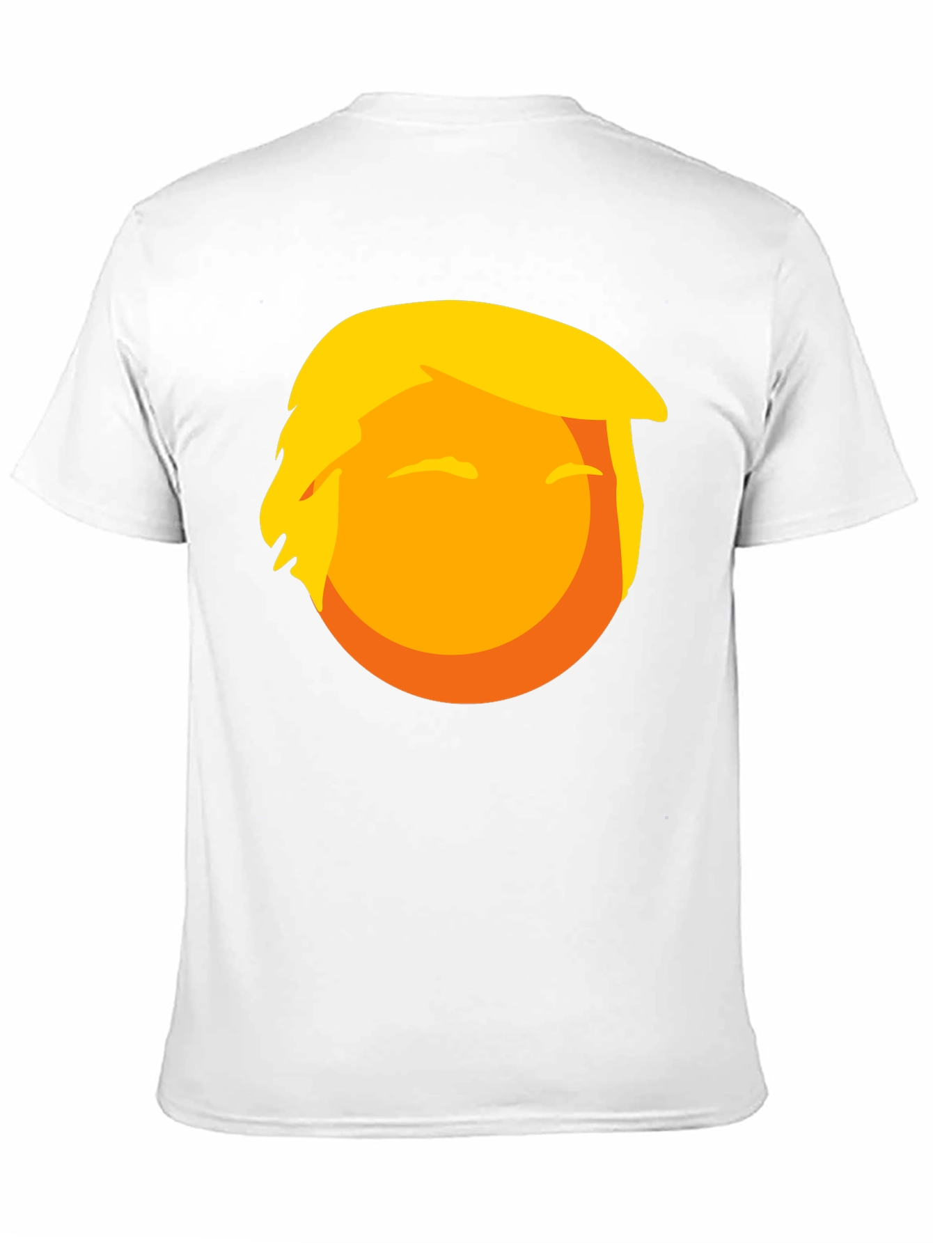 Trump Emoji Graphic Tee - Novelty Black T-Shirt