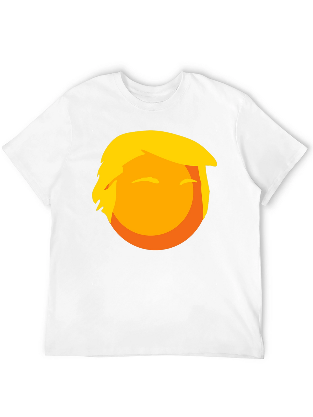 Trump Emoji Graphic Tee - Novelty Black T-Shirt