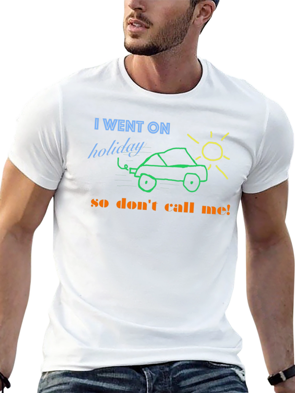 Holiday Car Graphic T-Shirt - Relax & Unwind!