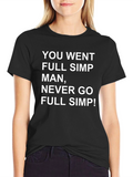 Full Simp Novelty T-Shirt