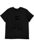 Nightmare Before Coffee Graphic T-Shirt
