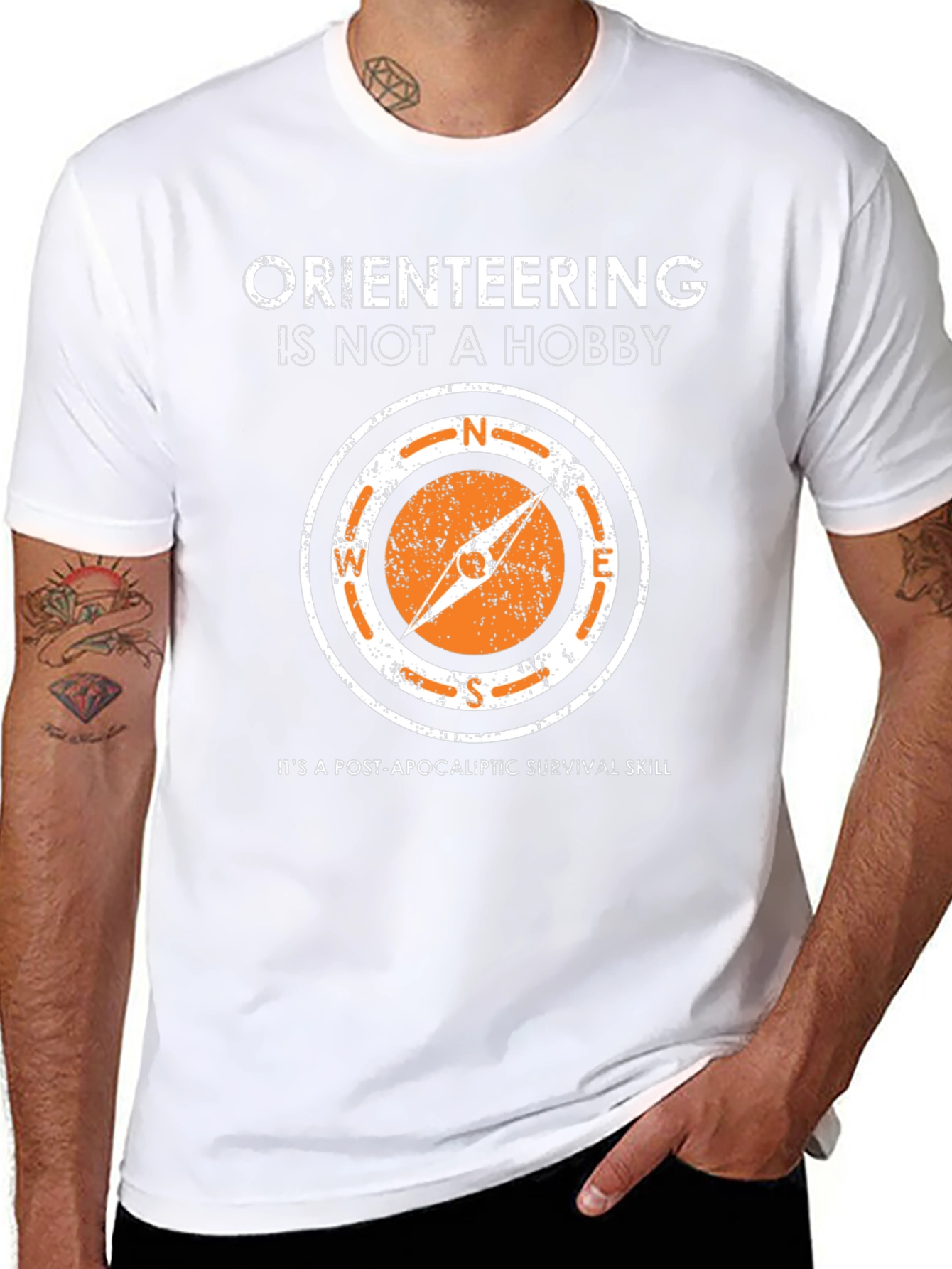 Orienteering Survival Skill Graphic Tee