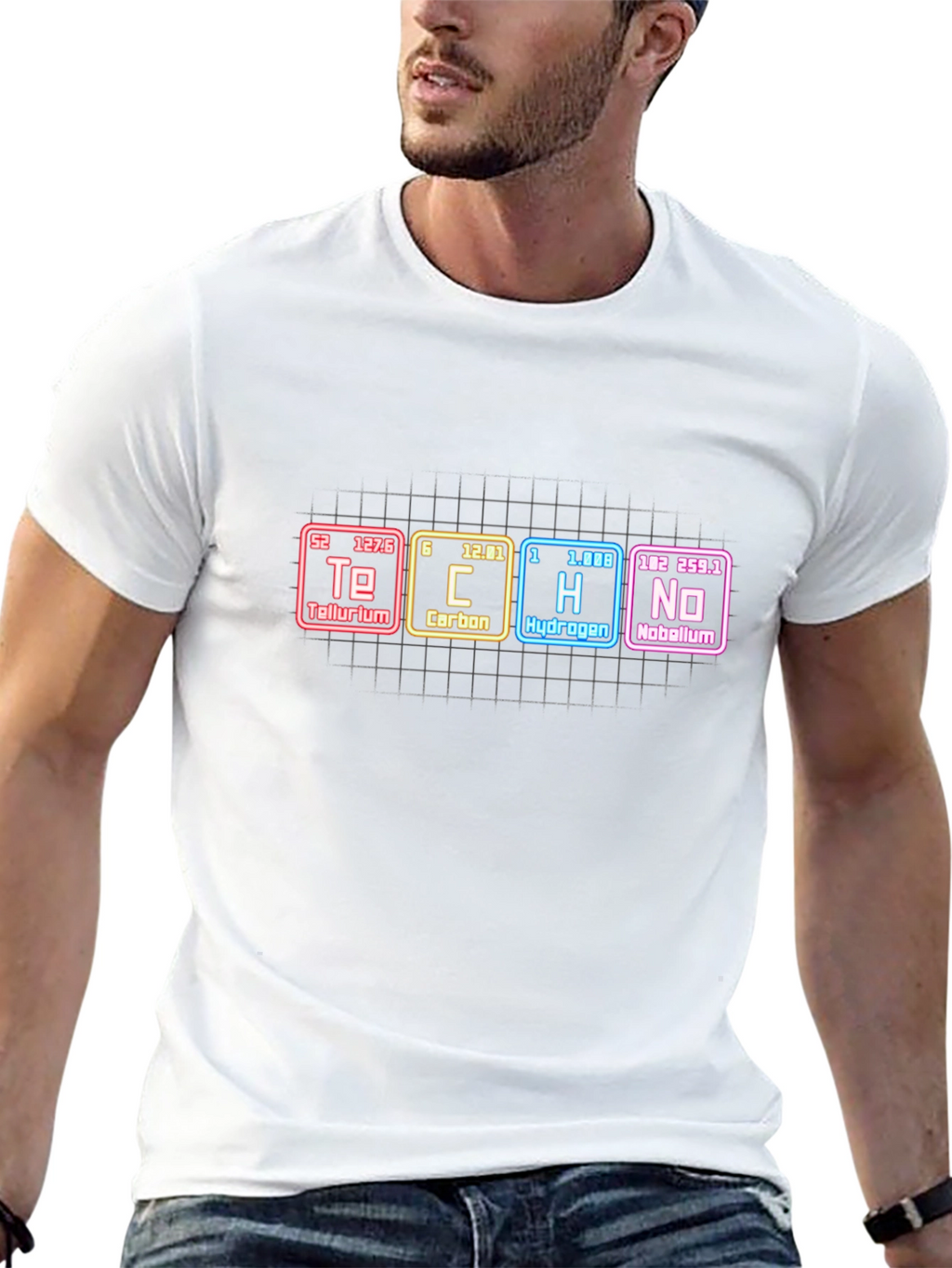 Tech T-Shirt - Periodic Table Elements Design