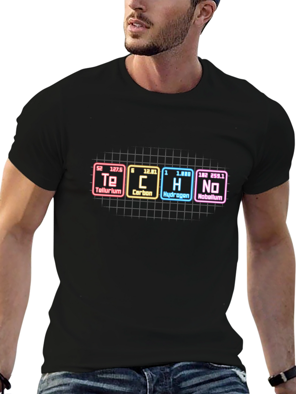 Tech T-Shirt - Periodic Table Elements Design
