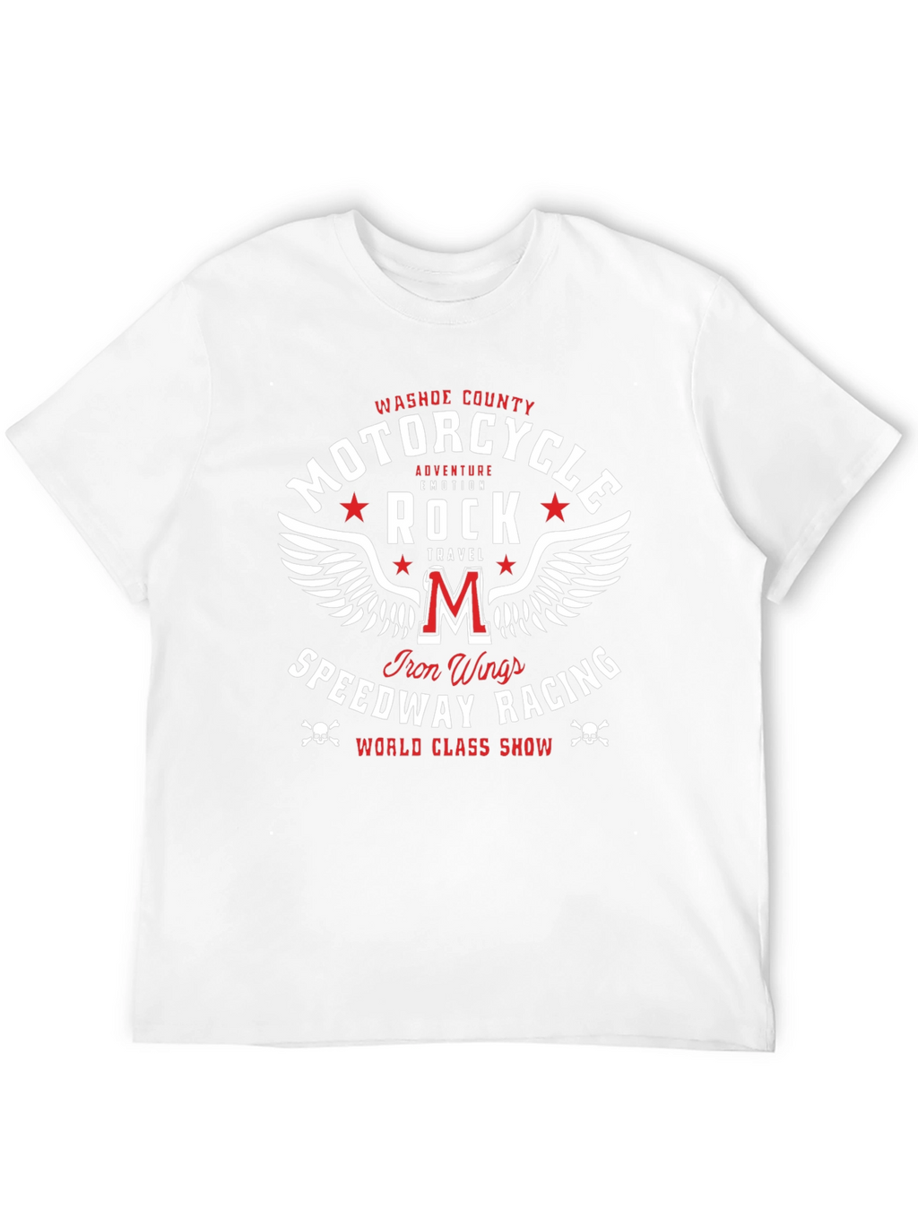 Motorcycle Rock Speedway Racing Graphic T-Shirt