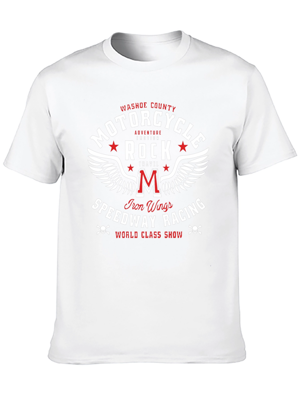 Motorcycle Rock Speedway Racing Graphic T-Shirt