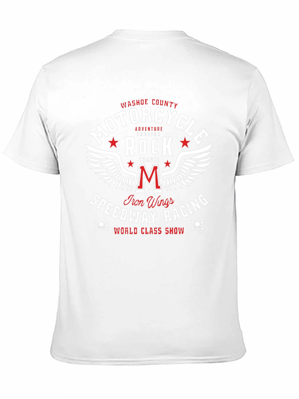 Motorcycle Rock Speedway Racing Graphic T-Shirt
