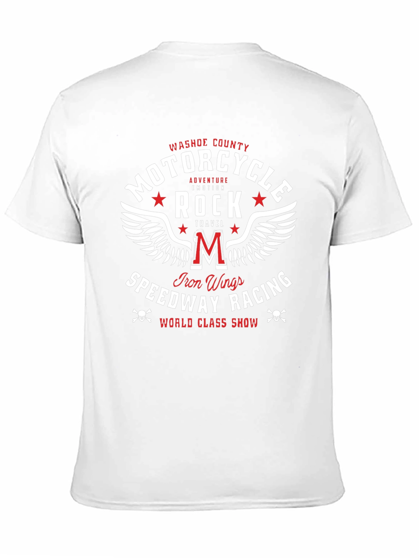 Motorcycle Rock Speedway Racing Graphic T-Shirt