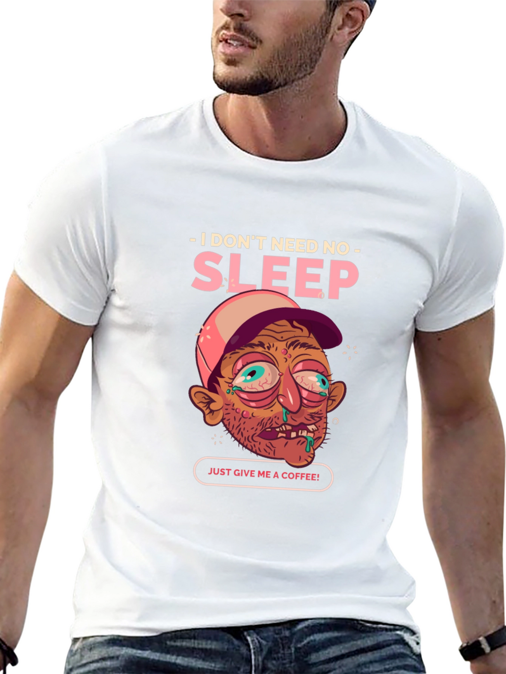 I Dont Need Sleep Coffee Tee