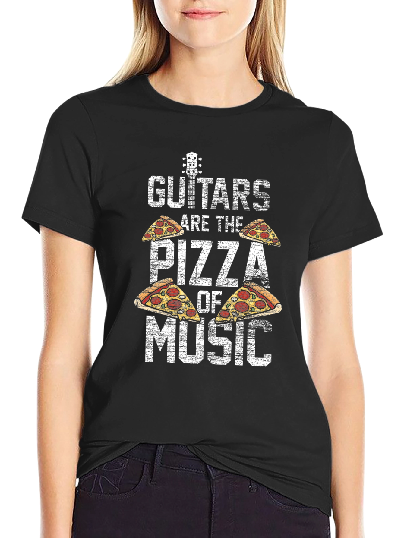 Guitars are the Pizza of Music T-Shirt