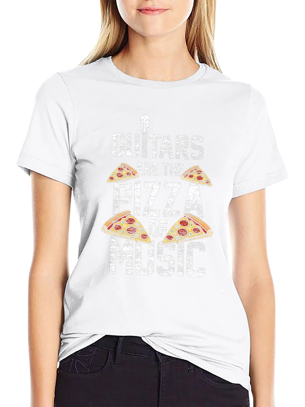 Guitars are the Pizza of Music T-Shirt