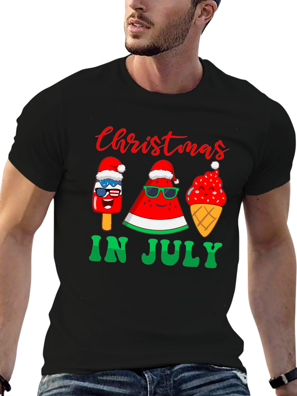 Christmas in July T-Shirt - Summer Holiday Tee