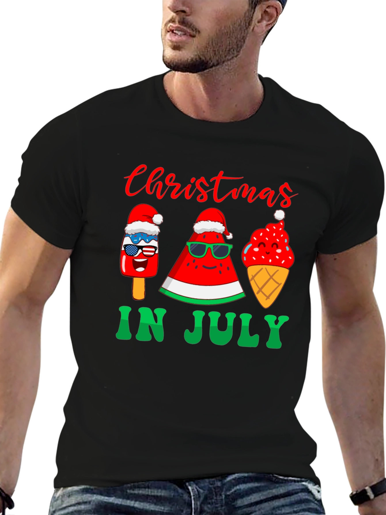 Christmas in July T-Shirt - Summer Holiday Tee