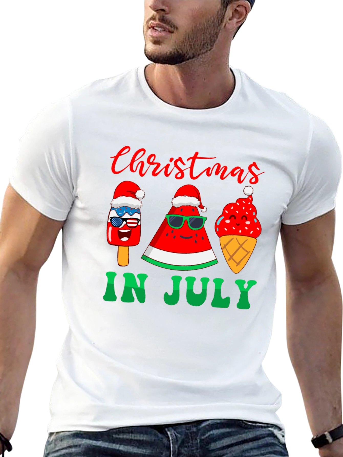 Christmas in July T-Shirt - Summer Holiday Tee