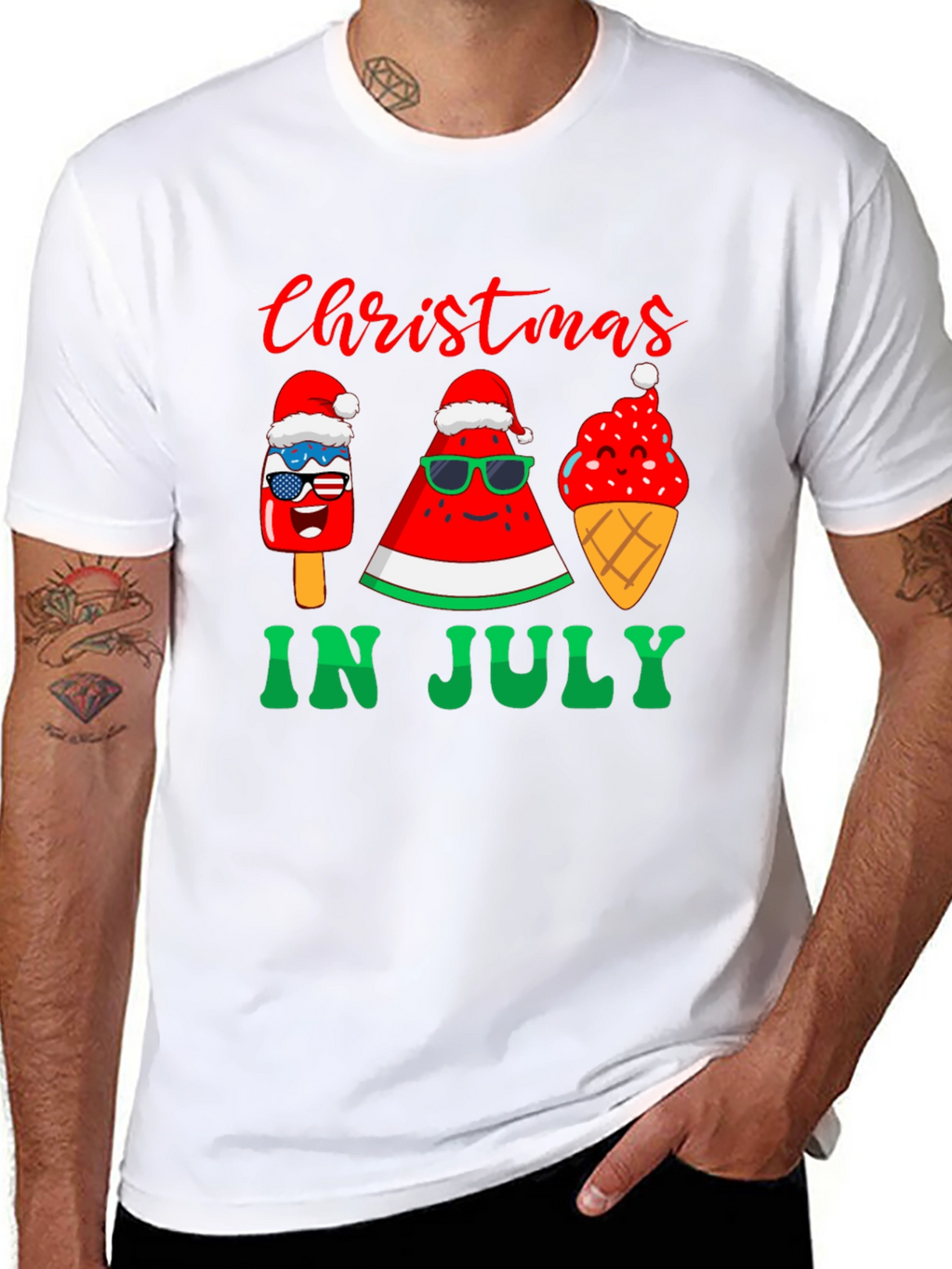 Christmas in July T-Shirt - Summer Holiday Tee