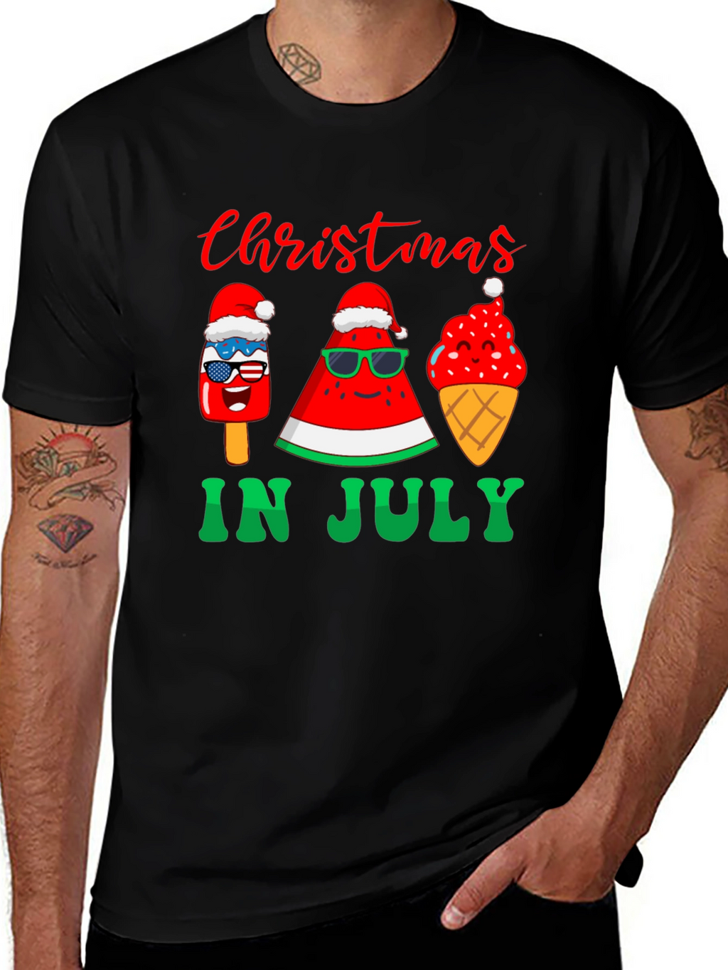 Christmas in July T-Shirt - Summer Holiday Tee