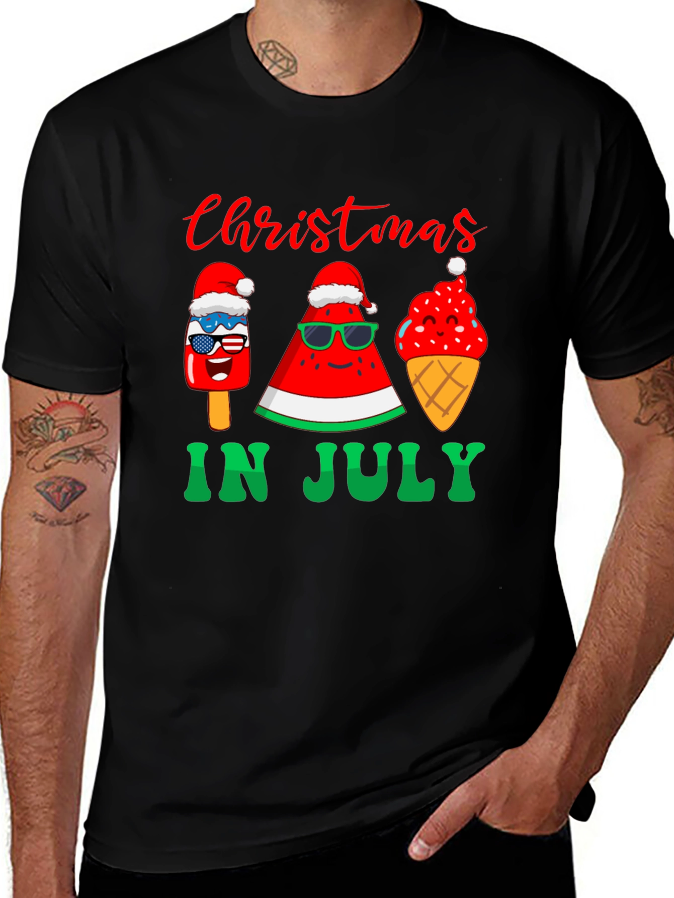 Christmas in July T-Shirt - Summer Holiday Tee