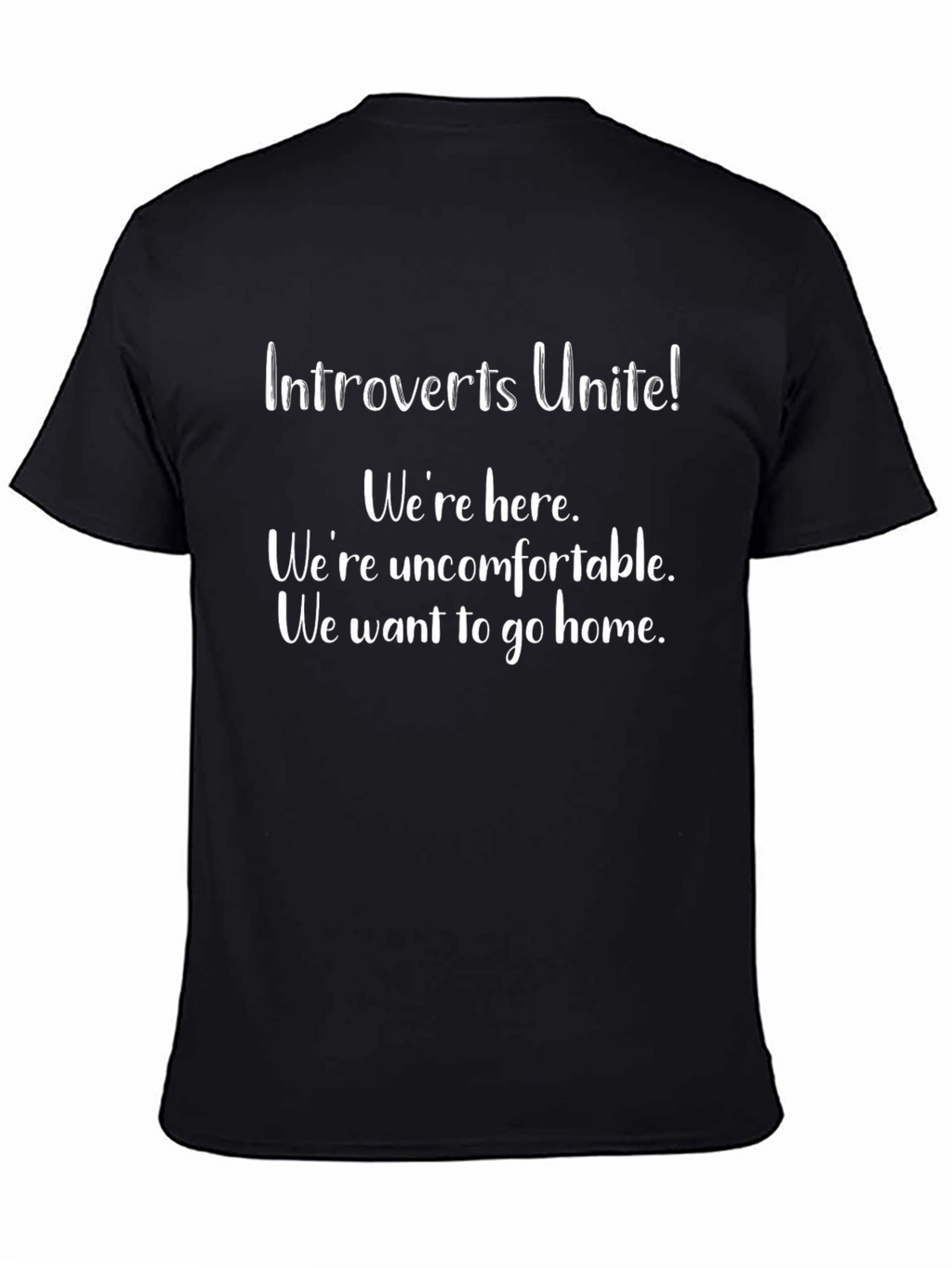 Introverts Unite! T-Shirt - Funny Slogan Tee