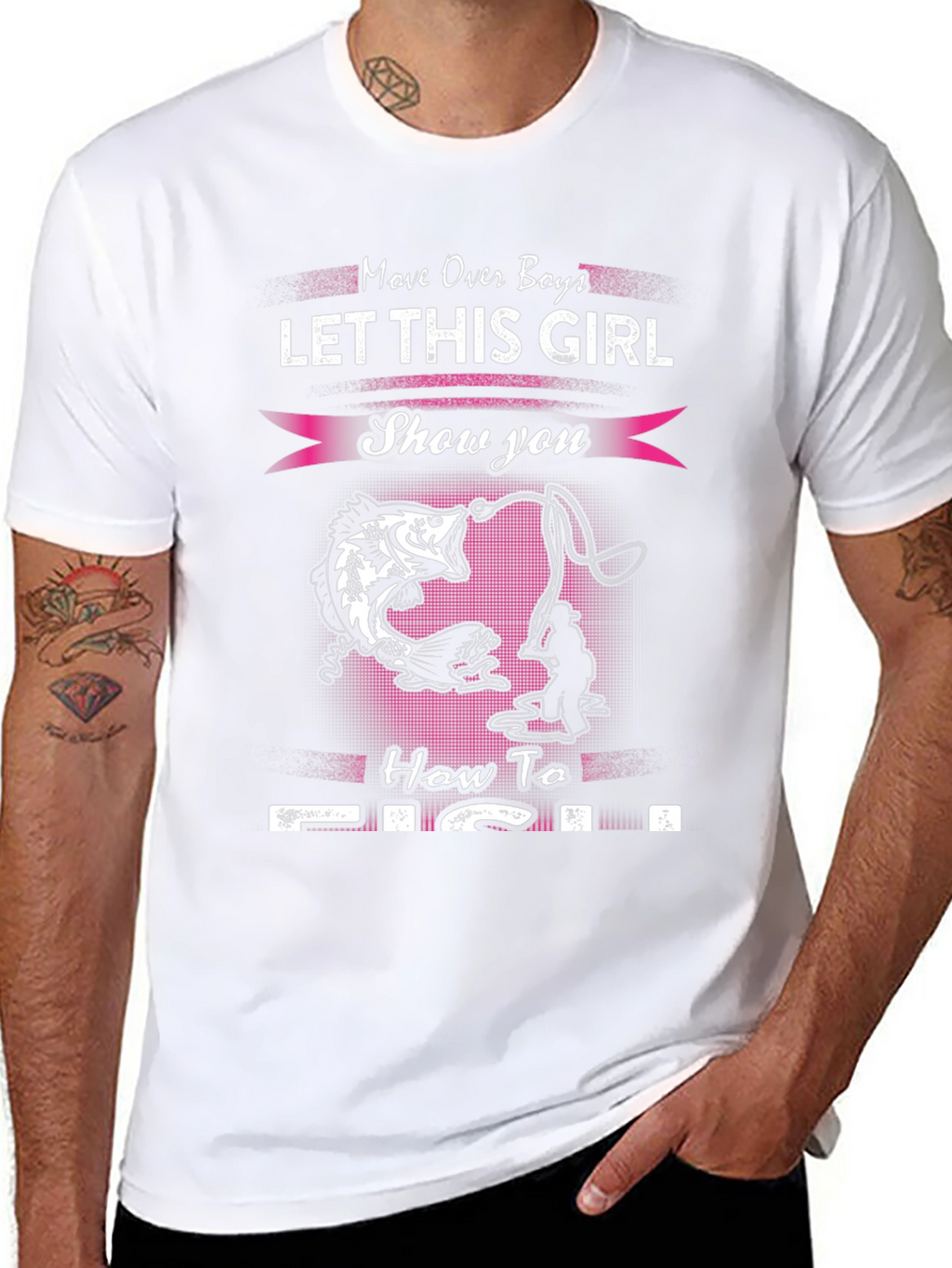 Fishing Girl T-Shirt - Move Over Boys