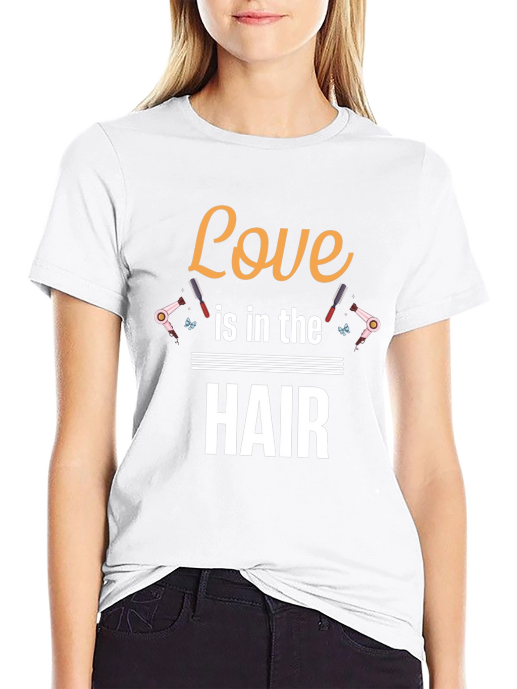 Love is in the Hair Stylist T-Shirt
