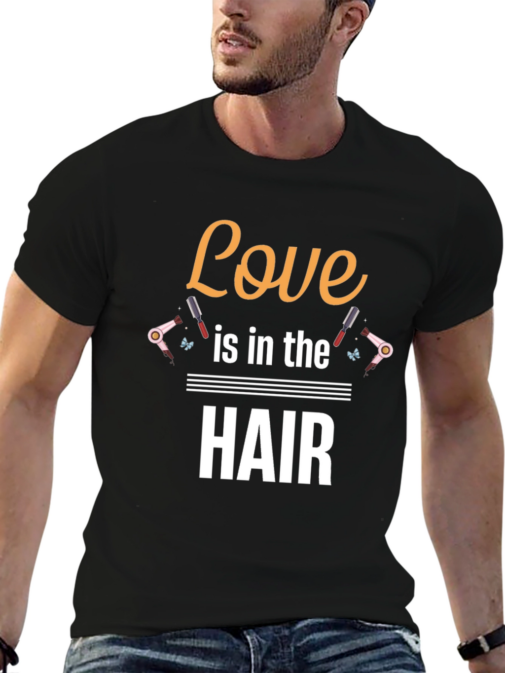 Love is in the Hair Stylist T-Shirt