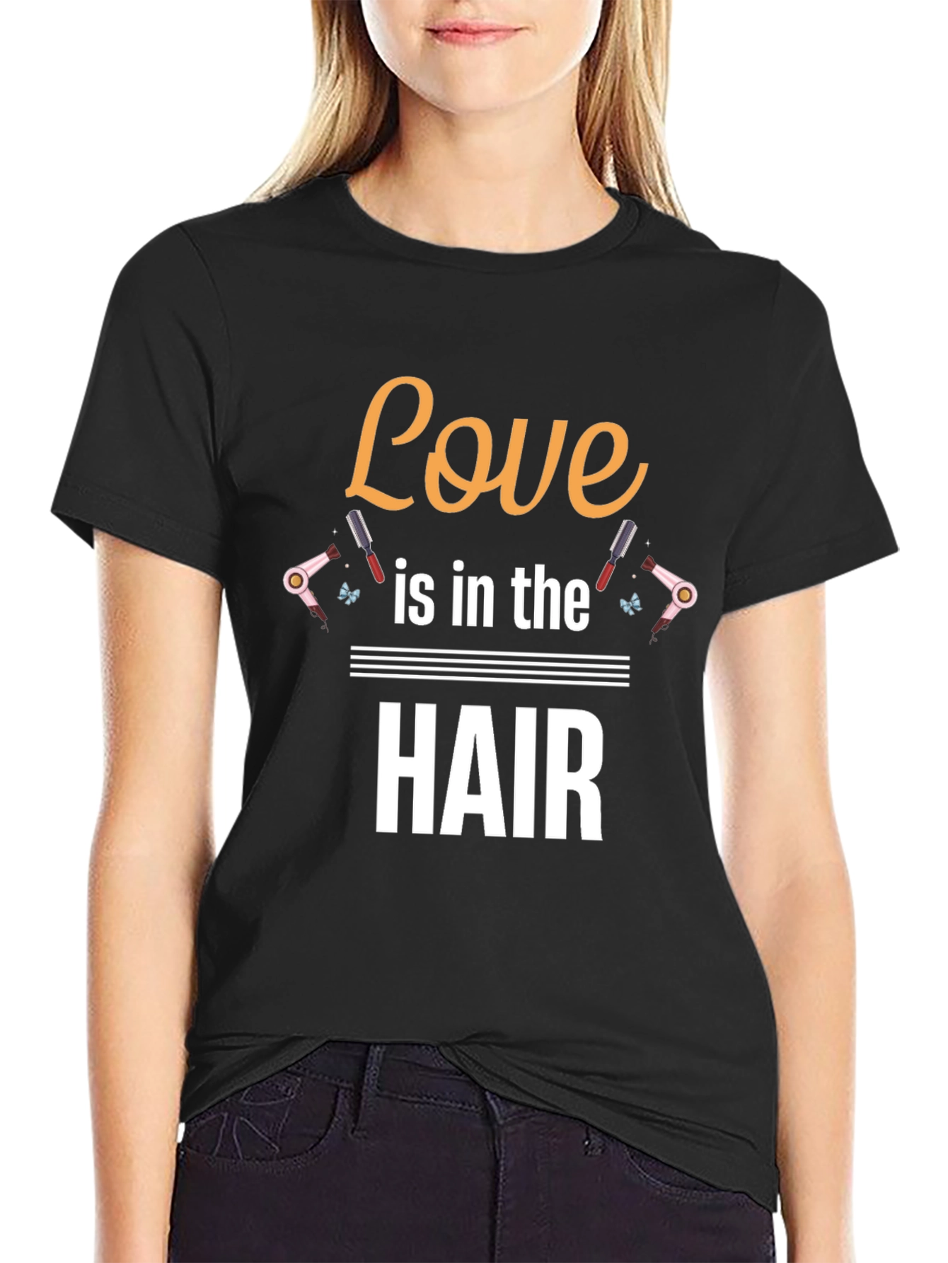 Love is in the Hair Stylist T-Shirt