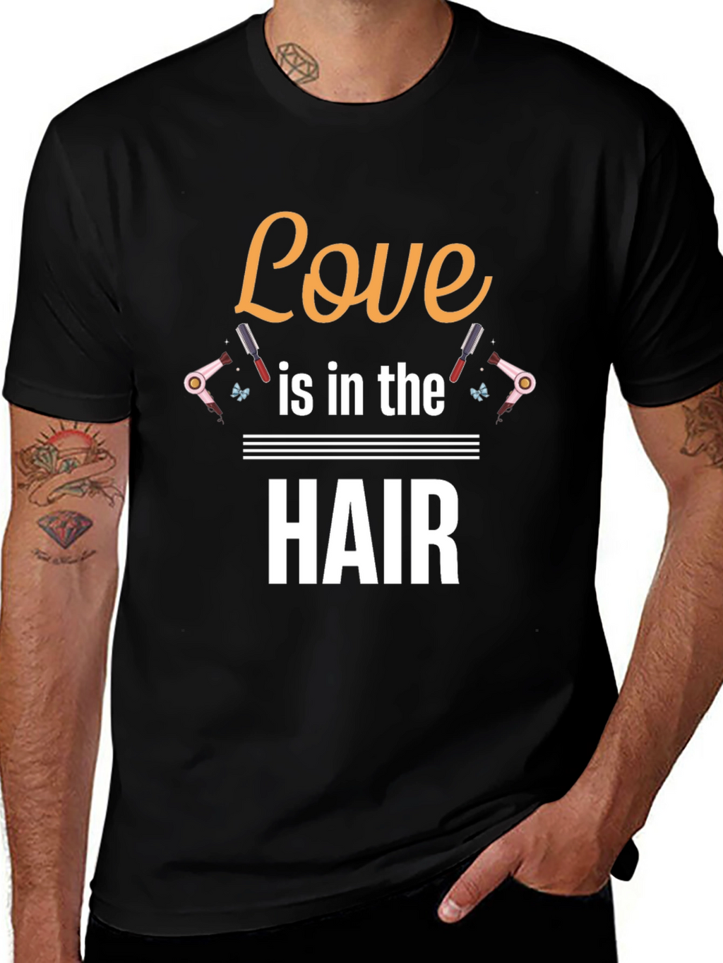 Love is in the Hair Stylist T-Shirt