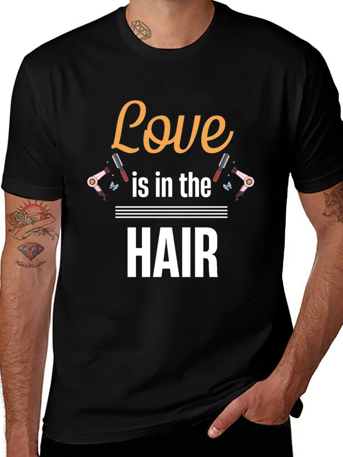 Love is in the Hair Stylist T-Shirt