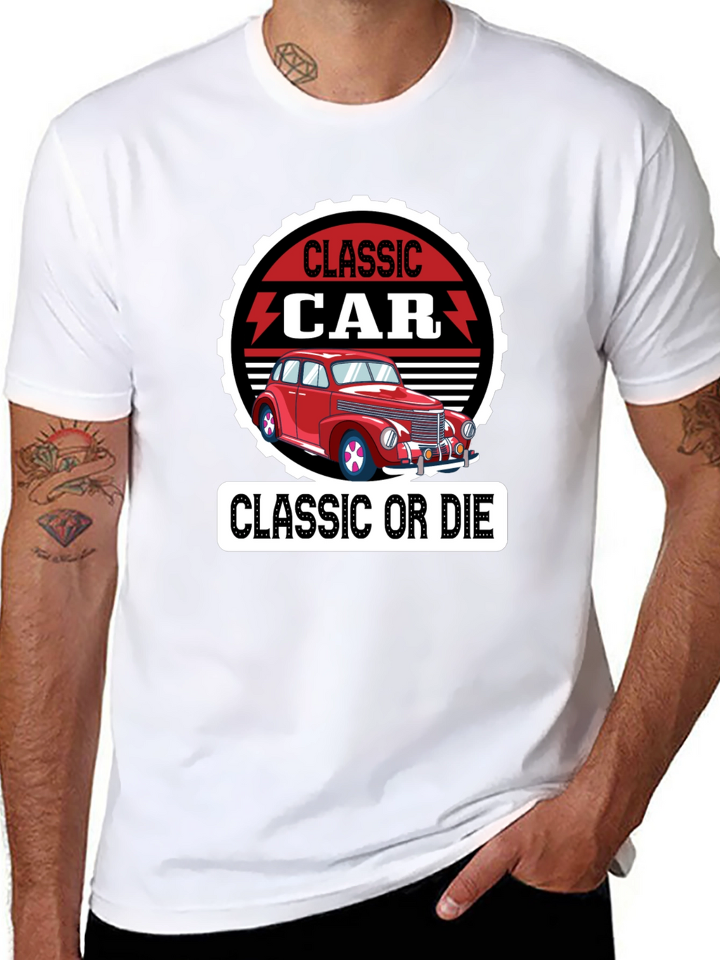 Classic Car Graphic T-Shirt -  Classic or Die