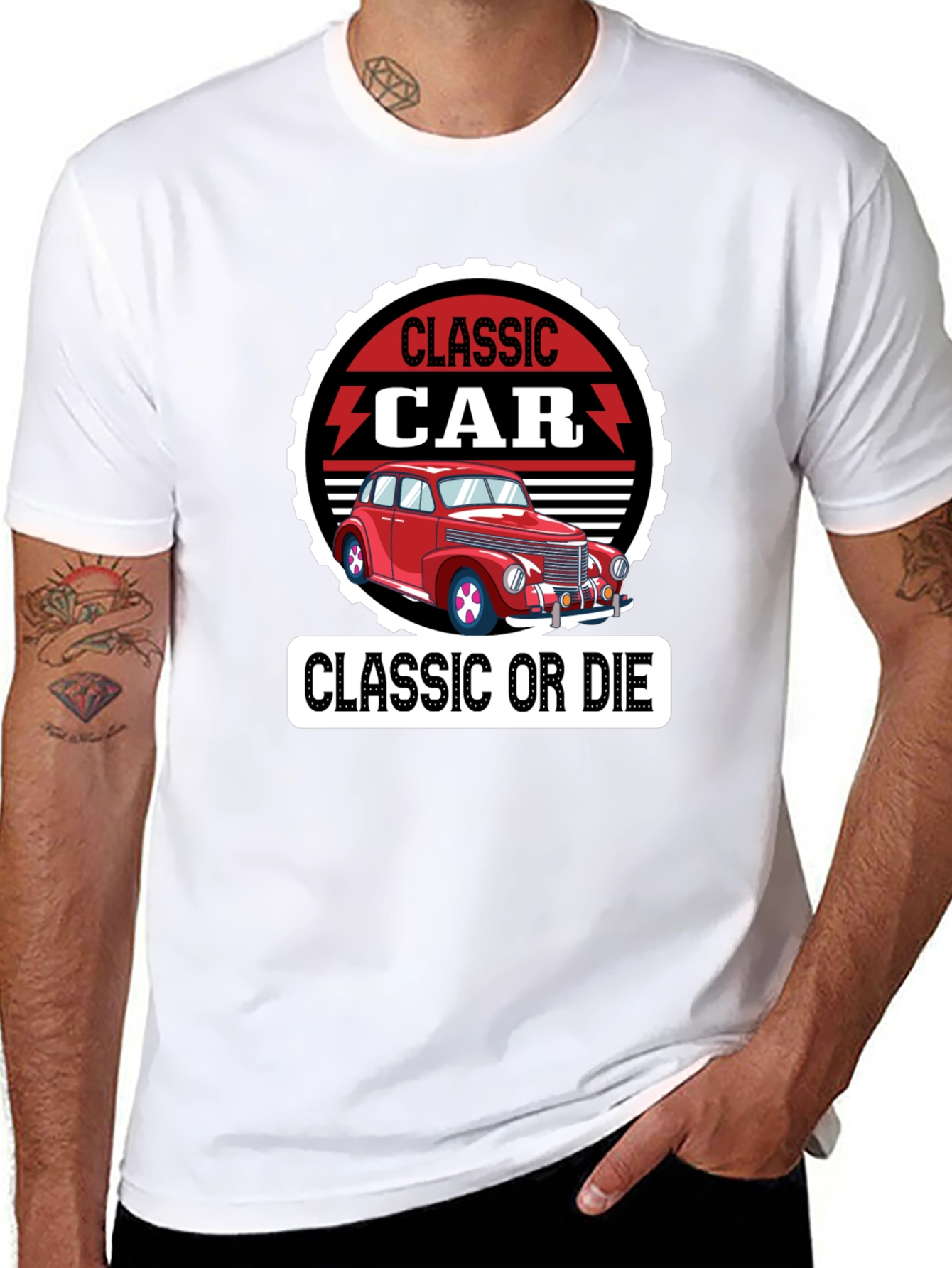 Classic Car Graphic T-Shirt -  Classic or Die