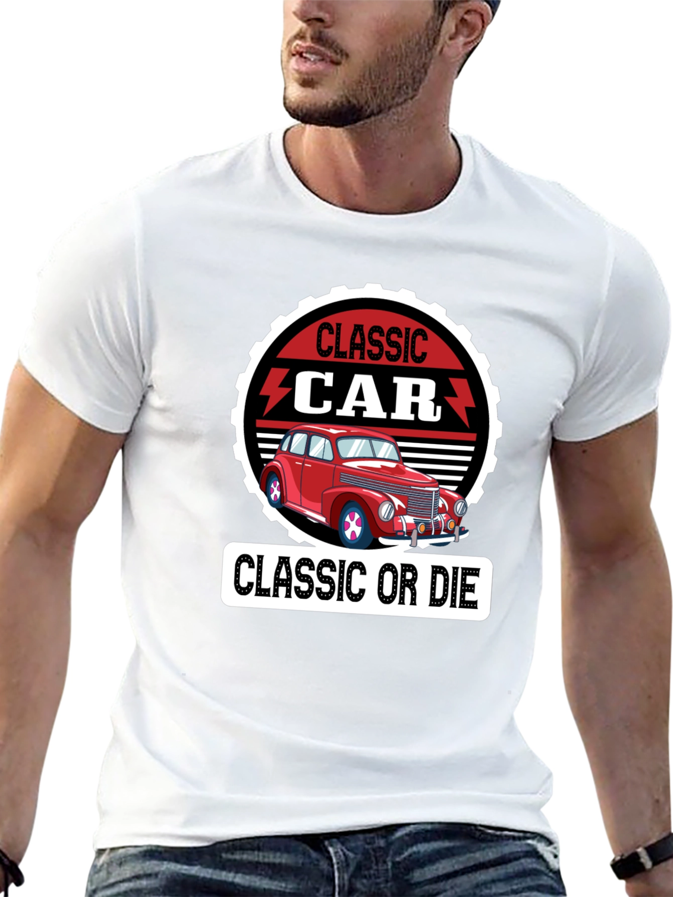 Classic Car Graphic T-Shirt -  Classic or Die