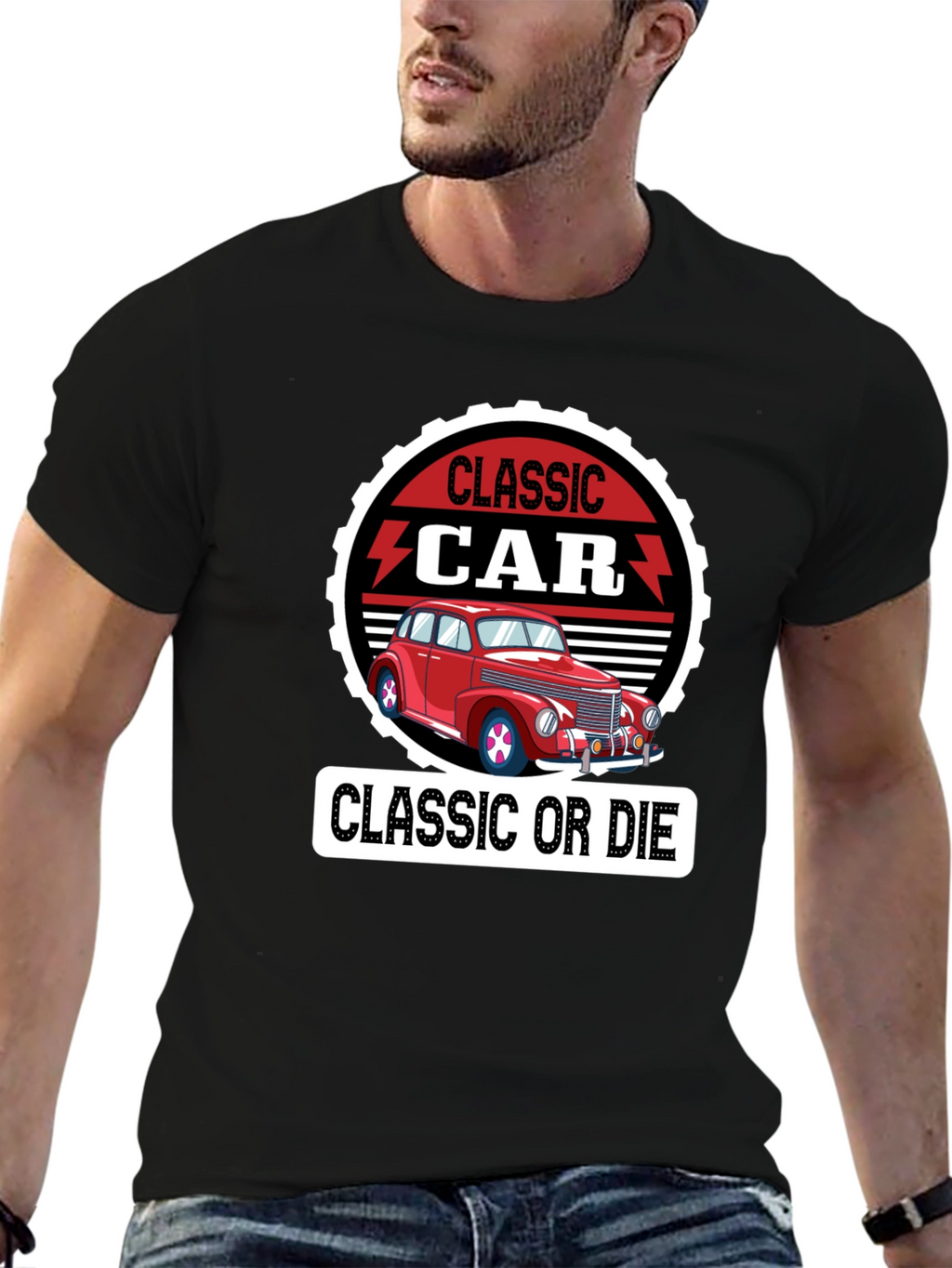 Classic Car Graphic T-Shirt -  Classic or Die