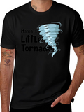 Mamas Little Tornado Black T-Shirt