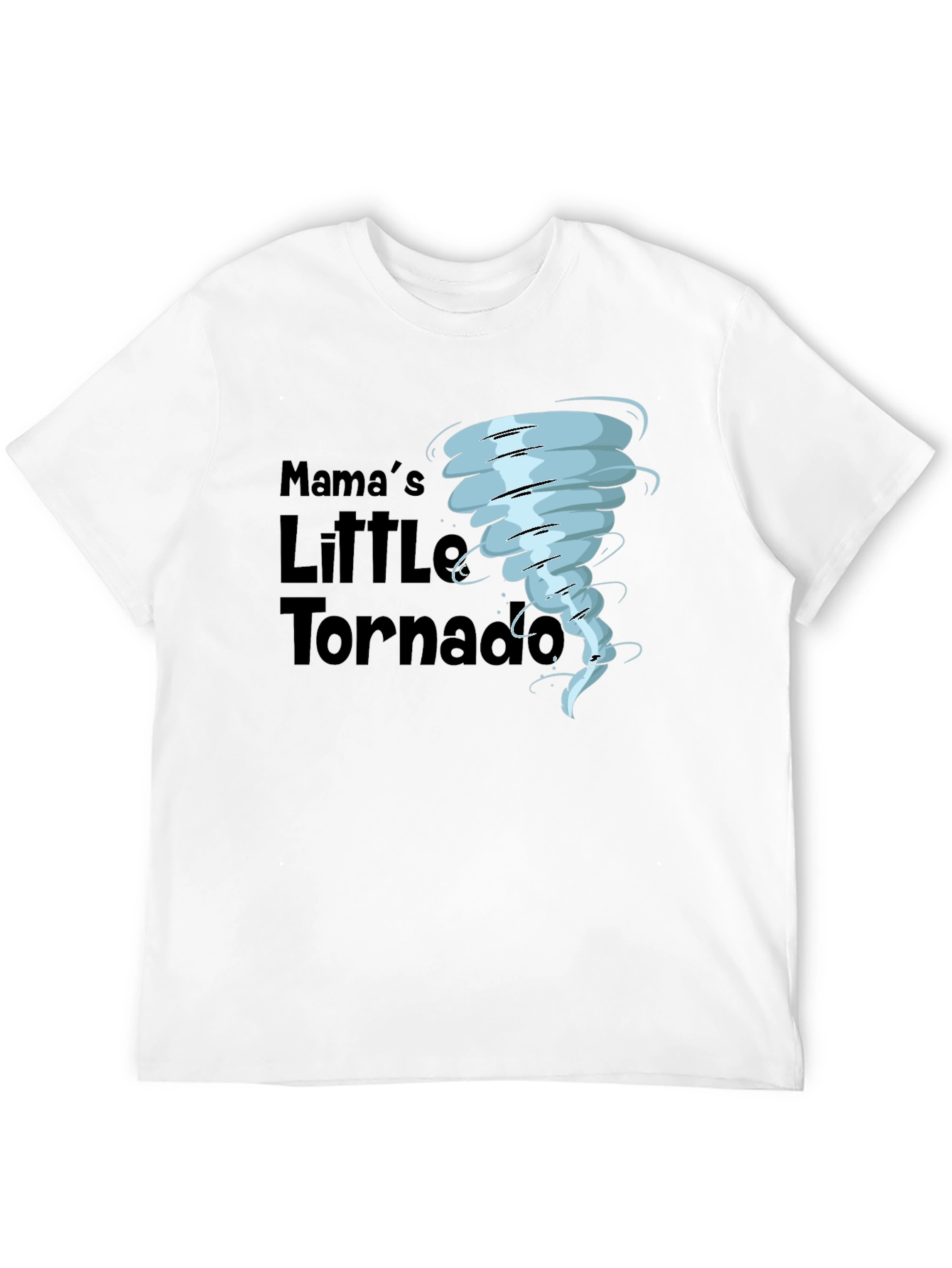 Mamas Little Tornado Black T-Shirt