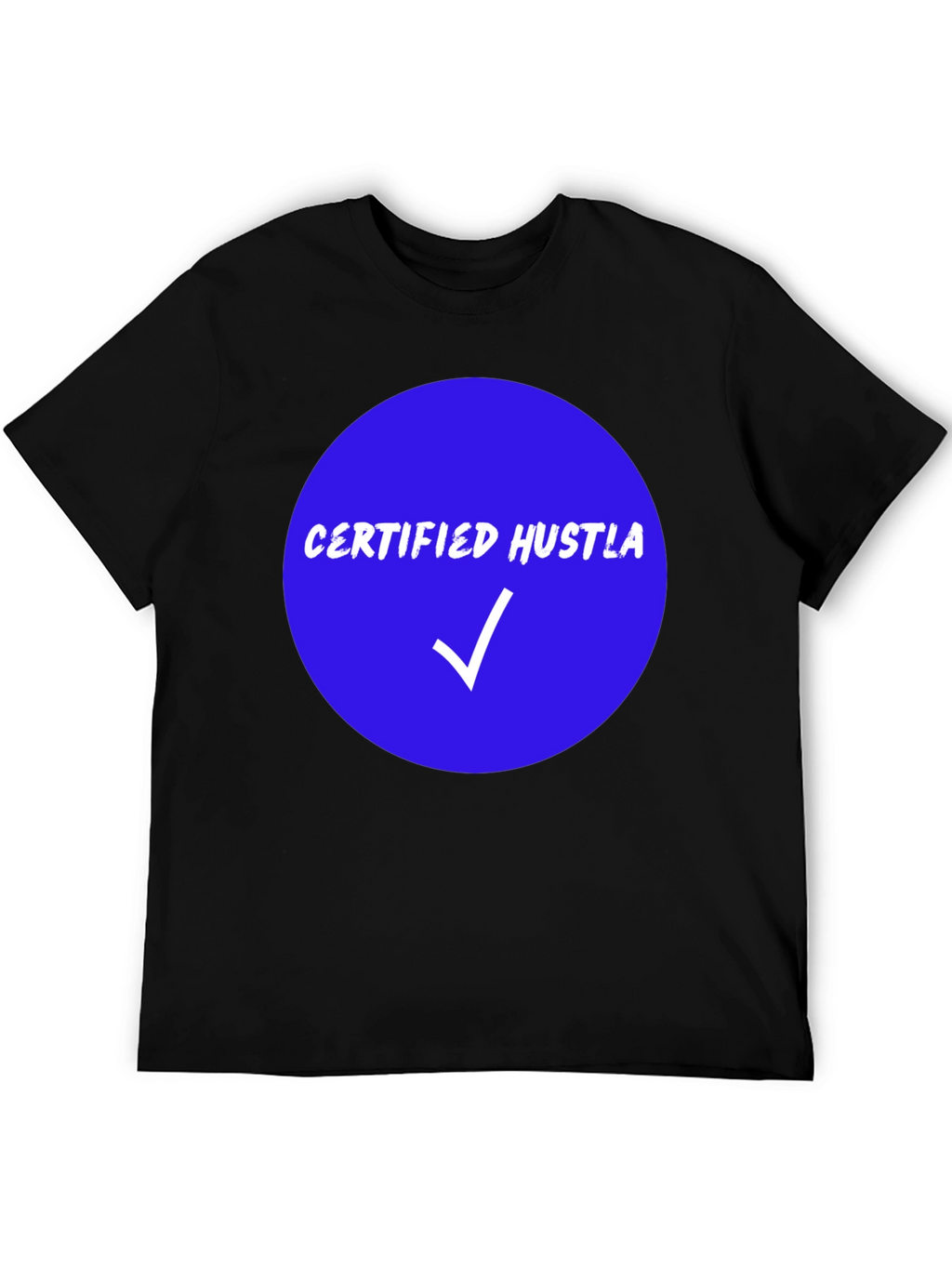 Certified Hustla Black Graphic Tee