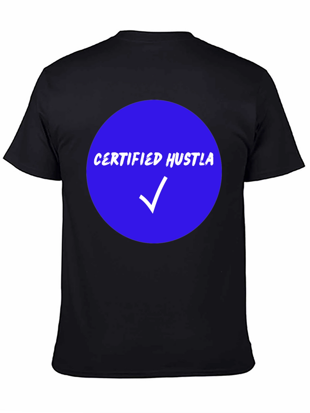 Certified Hustla Black Graphic Tee