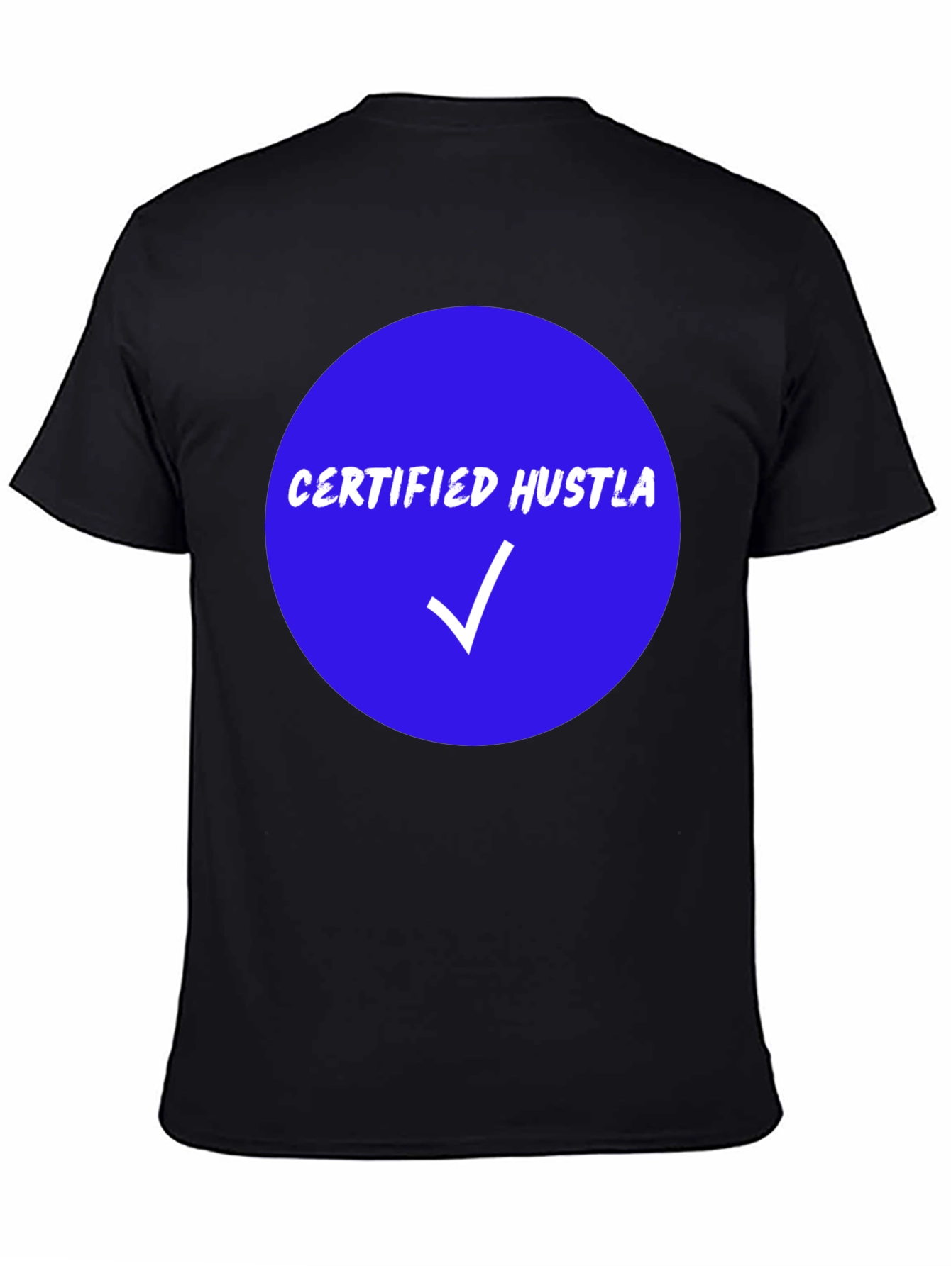 Certified Hustla Black Graphic Tee
