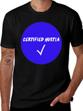 Certified Hustla Black Graphic Tee