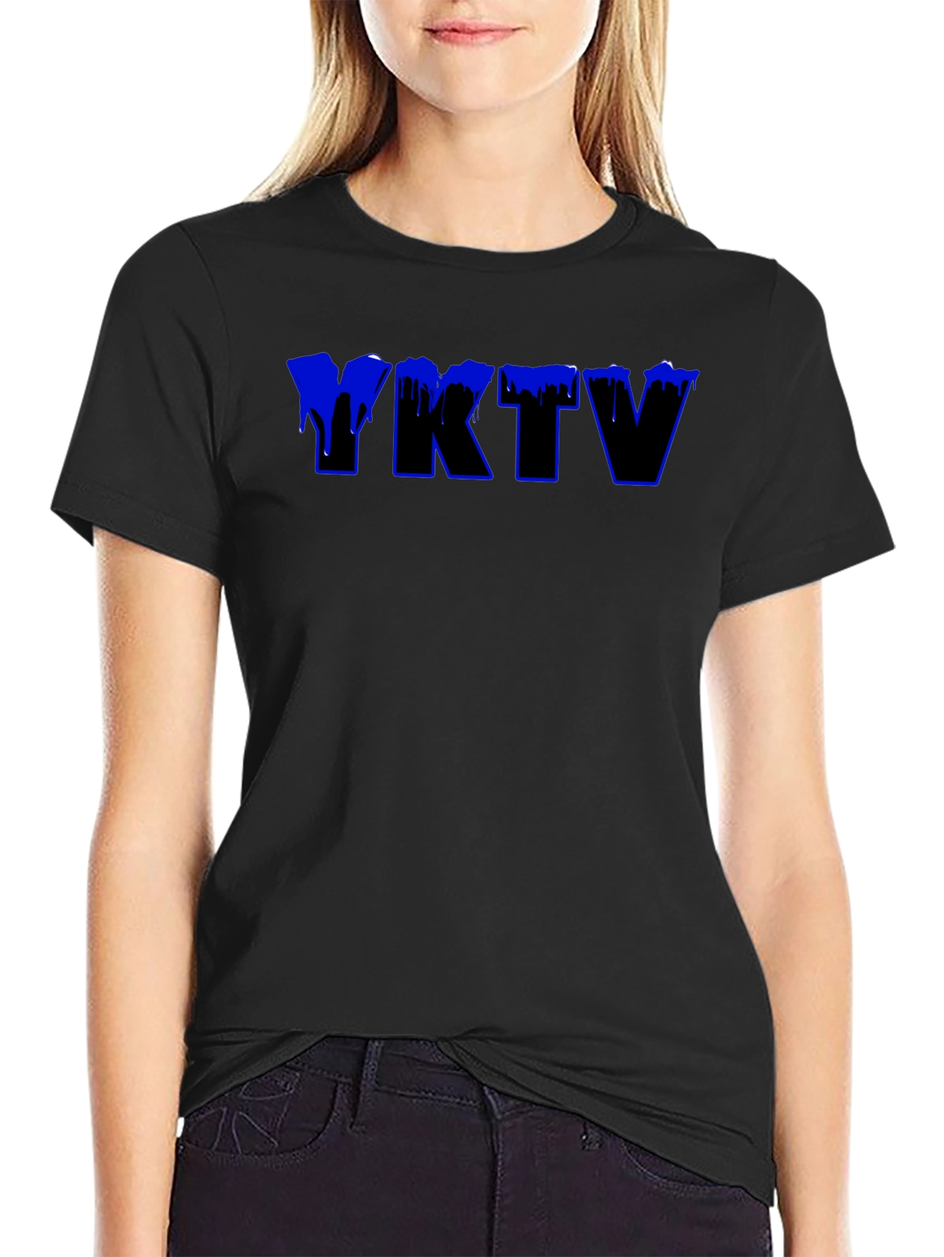 Yktv Dripping Tee Black