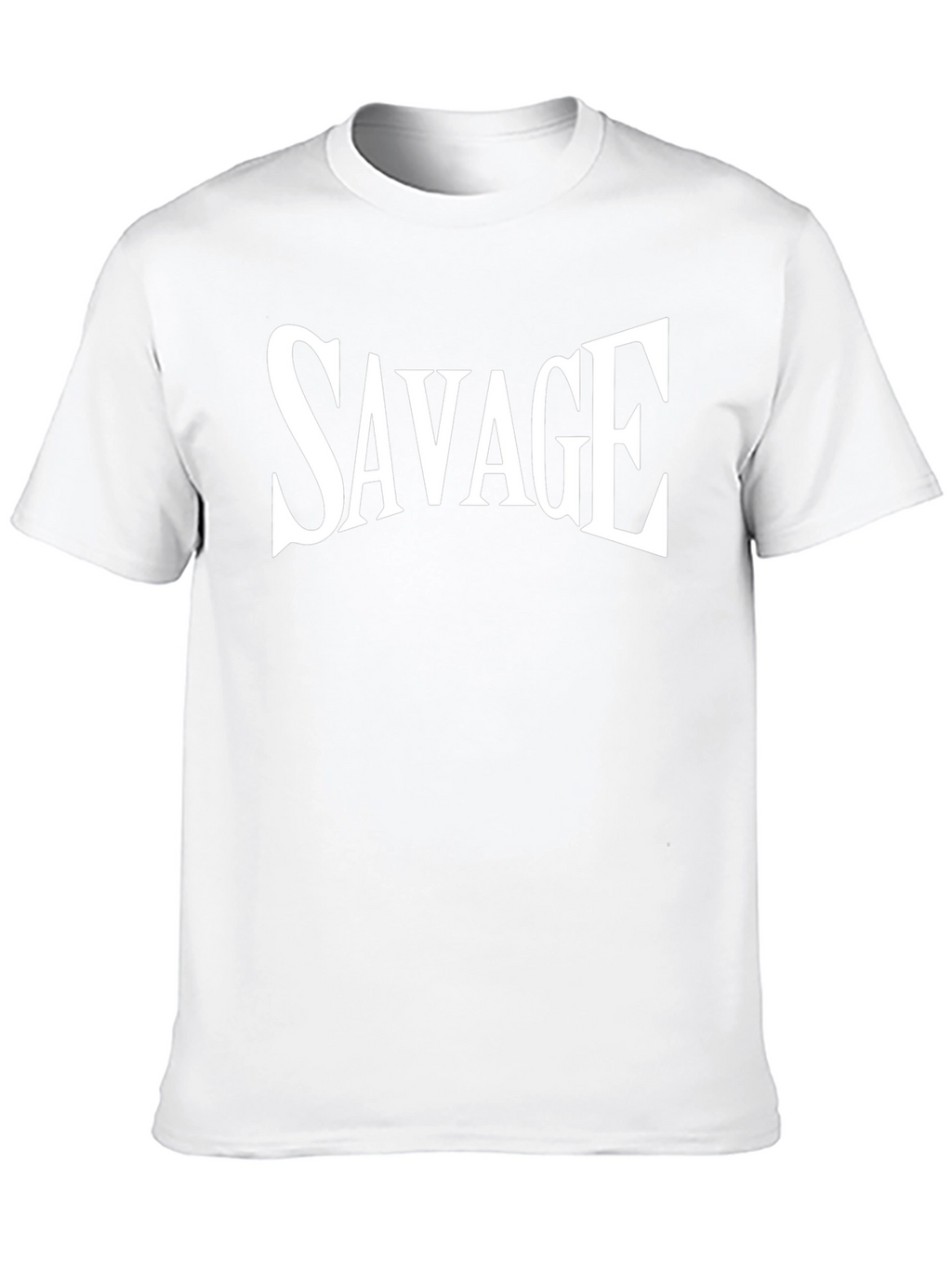 Savage Graphic Tee - Bold Black Cotton T-Shirt