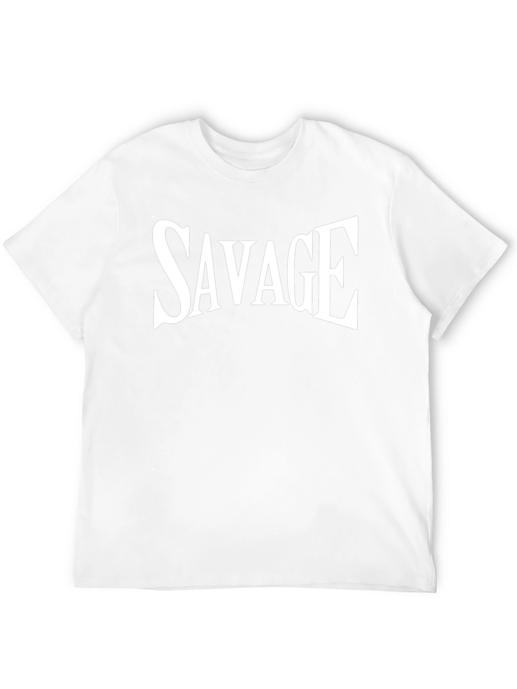 Savage Graphic Tee - Bold Black Cotton T-Shirt